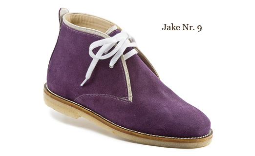 Desertboot in violettem Velours