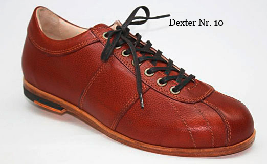 Dexter Sneaker rotbraun genarbtes Leder