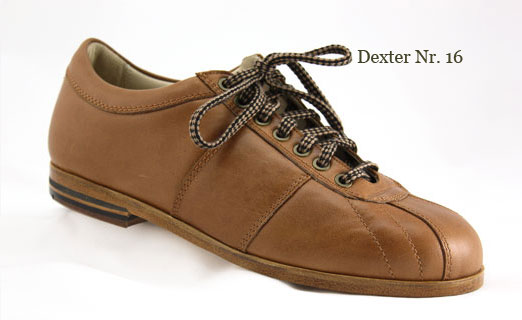 Dexter Sneaker mittelbraunes Nappa/Glattleder mit Ledersohle